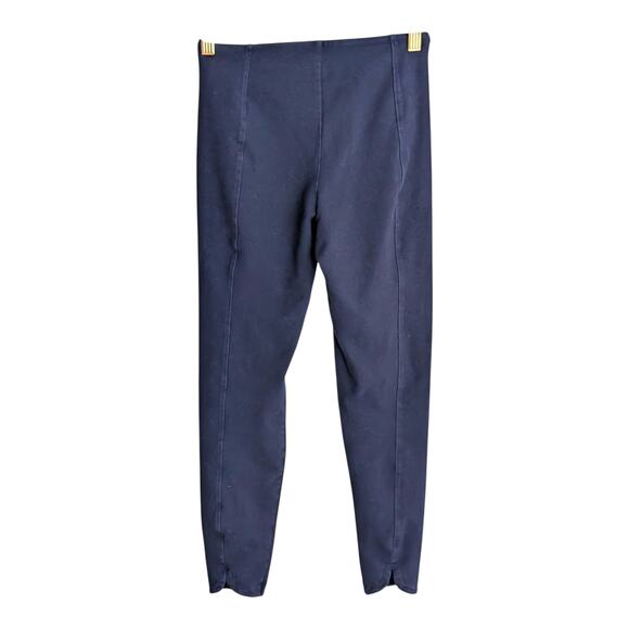 Lysse Navy Blue Ponte Pull On Stretch Leggings S - Picture 1 of 6